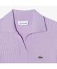 LACOSTE Women'S Cable Open Collar Sweater Af197E-54N Gfu