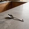 Hammered Finish Stainless Steel Soup Spoon 5.9in Silver Dishwasher Safe