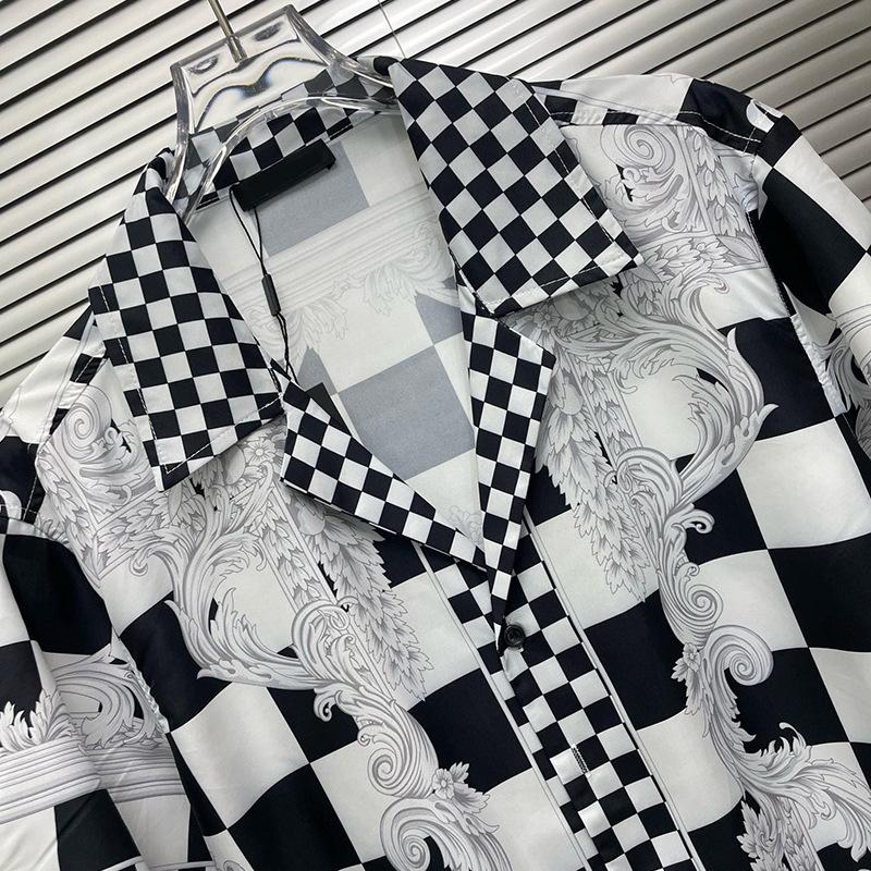 European-American Trendy 3D Print Casual Men's Short Sleeve Shirt