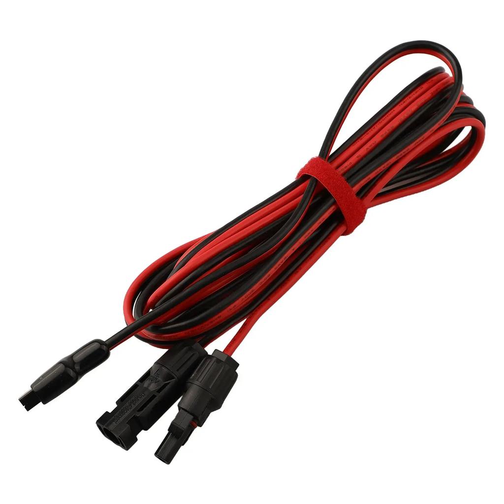 Environmentally Friendly PVC Renewable Energy Setup Solar Extension Cord Portable Power Station Cable 12AWG Tinned Copper Wire