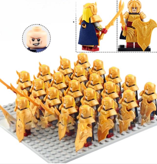 Spartan Warrior Toy Set: 21-Piece Roman Warrior Series for Kids
