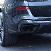 YIWANG Stainless Steel Exterior Accessories Exhaust Muffler Tail Pipe Trim Cover 2pcs For BMW X5 G05 X7 G07 2019-2021 M Sport Version