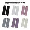 Ruffle Trim Frilly Crew Socks Flip Flop Socks Tabis Split Toe Socks Cotton Booties Socks Casual Ankle High Socks Hosiery