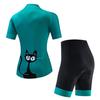 2026 Summer Breathable Cycling Clothing Set Women's Cycling Clothing Short Sleeve Top Sweat-wicking Breathable Mountain Road Women's Cycling Suit