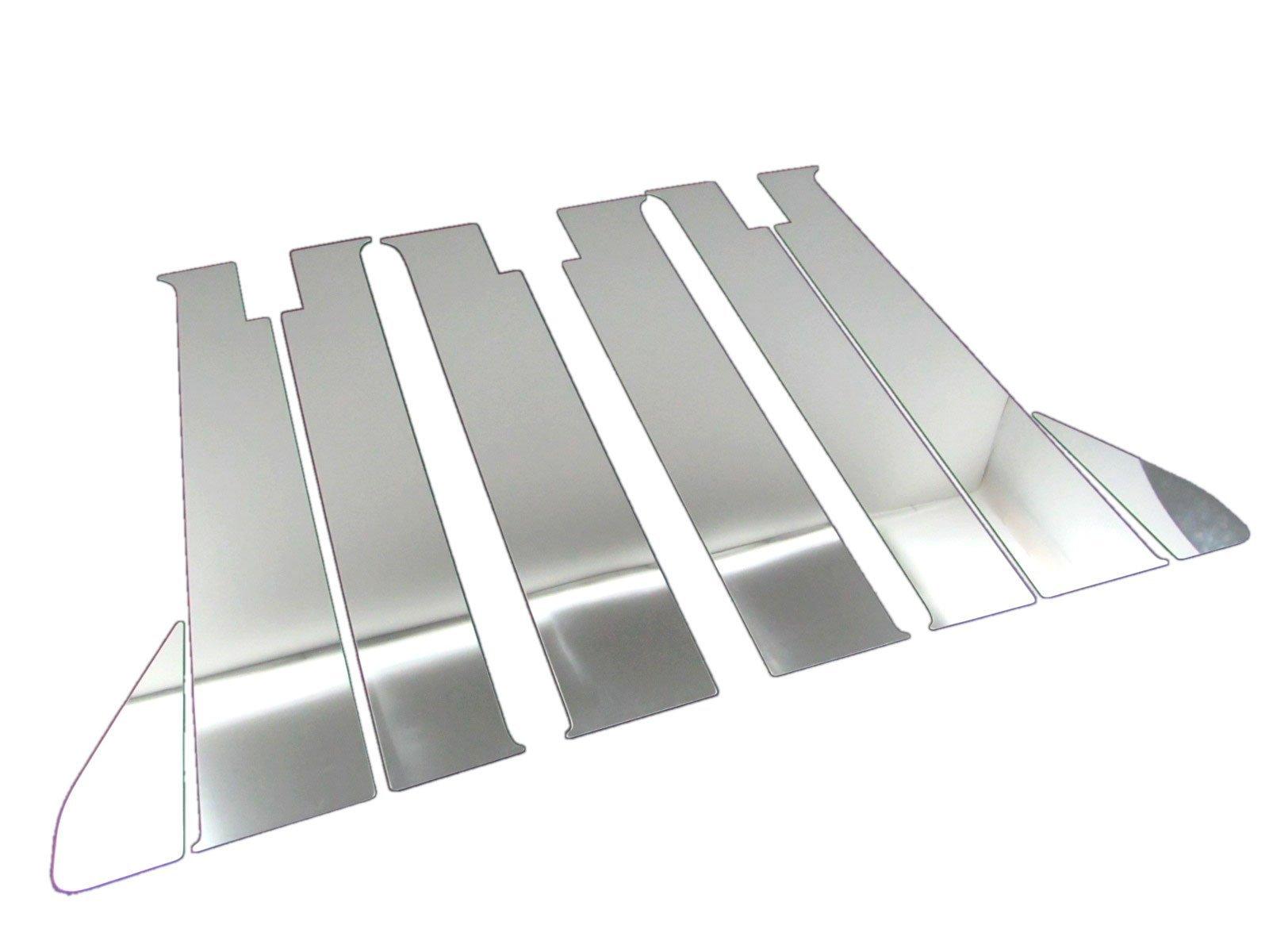 

BRIGHTZ Панель стойки из суперзеркальной нержавеющей стали с козырьком 8 шт. DA17 DA A17 17 Every Van [PIL-SIL-040] ...