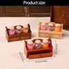 Miniature Kitchen Display Rack For Model Scene Setting with Spice Container Jar Figure for 1/12 Doll House Collector
