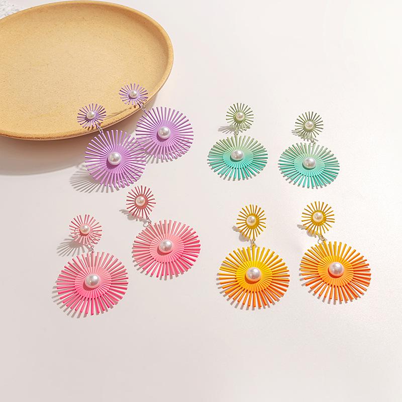 

Pearl Candy Gradient Pearl Earrings - Japan & South Korea Style Studs for Women