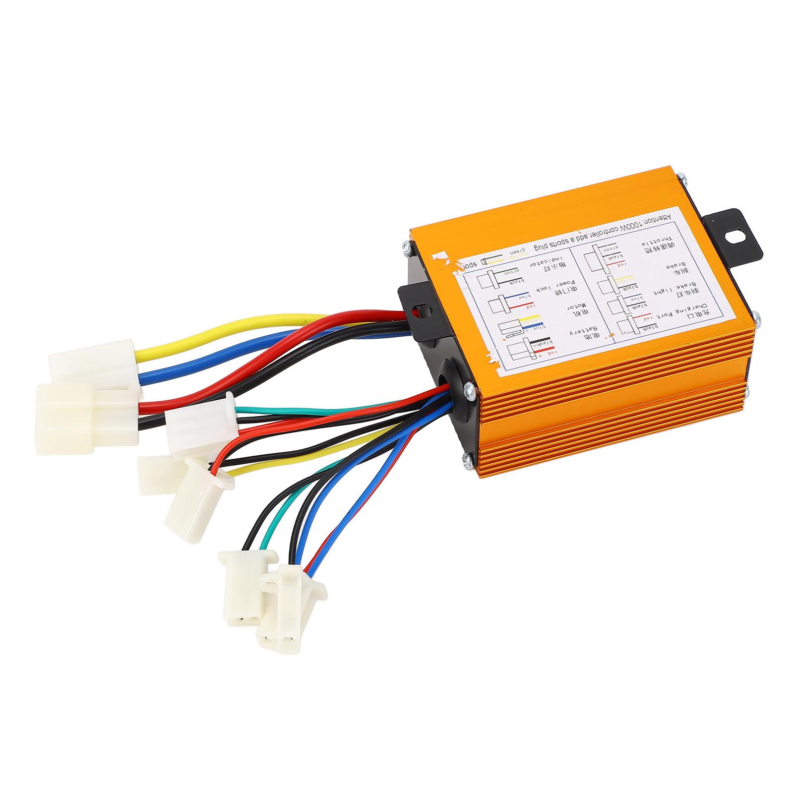 

24В 350Вт Контроллер для электровелосипеда щеточный Алюминиевый сплав Регулятор скорости двигателя Замена для электросамоката