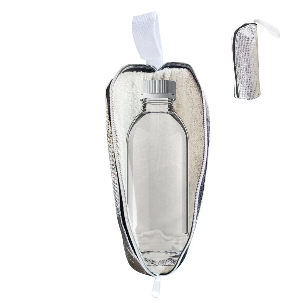 Thermal Insulated Water Bottle Carrier Pouch Bag Carrier Insulators Portable aluminum foil insulation bag for hanging water cups
