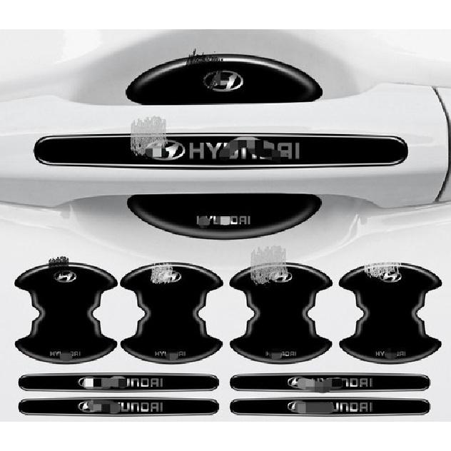 8 шт. Невидимый защитный стикер на ручку двери автомобиля от царапин для HYUNDAI