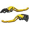 Aluminum Zinc Zinc Alloy Clutch Drum Brake Lever Adjustable Front and Rear Handbrake  Motorcycle Modification