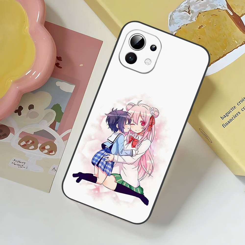 Happy Sugar Life Slim Black Shockproof Phone Case: Snug Fit For Xiaomi 12,11,12S Ultra & Redmi Note 11,10T,9,9A,8Pro,8T,5G