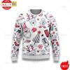 3D Cookie Gingerbread Print Sweater, Gingerbread Sweatshirt, Cookie Ugly Christmas Sweater Women Mens Funny Christmas Shirts
