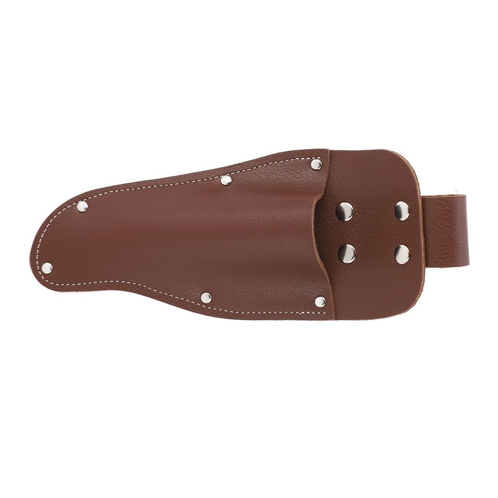Pliers Holder Pruner Sheath Cowhide Belt Hanging Pouch for Gardening Pruning Shears Scissors Knives Coffee