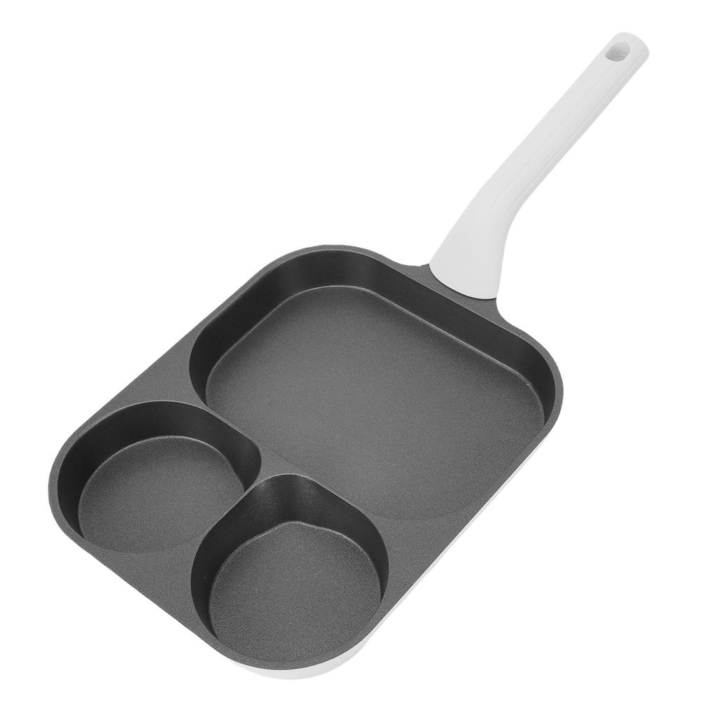   Egg Frying Pan Nonstick Ti Alloy 3 Cup Breakfast Frying Pan Ergonomic Handle Kitchen  