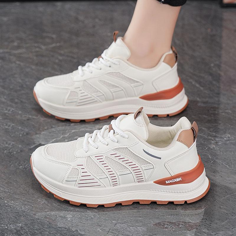 

Spring Women Shallow Mesh Sneakers Fashion Simple Breathable Casual Shoes Outdoor Anti-slip Tennis Training Shoes Mujer 40 хаки