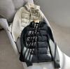 High-end Knitted Sleeve Splicing Down Jacket Women's Winter Fashion Light and Thin Casual Warm Foreign Style Jacket