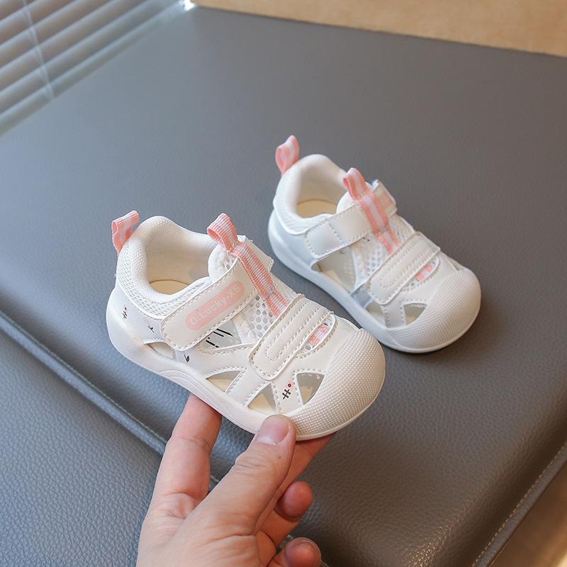 Infant Toddler Sandals Summer Hollowed Out Girls Toddler Shoes Non-slip Soft Sole Boys Indoor Shoes 2025