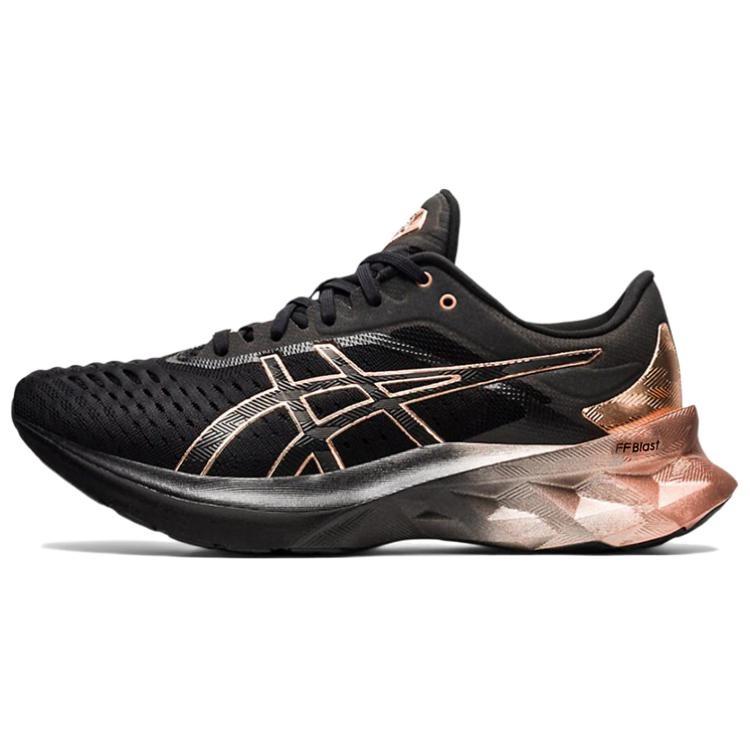 (WMNS) ASICS Novablast Black Rose Gold Women s 1012B014-001 EU 39