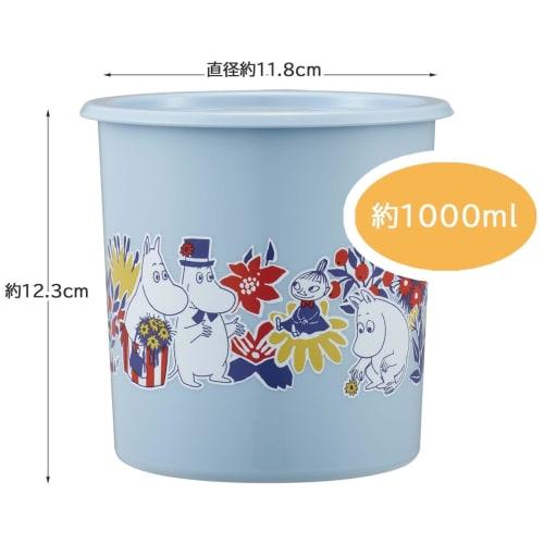 Skater One Touch Seal Container L 1000ml Airtight Container Storage Container Moomin SOT10-A