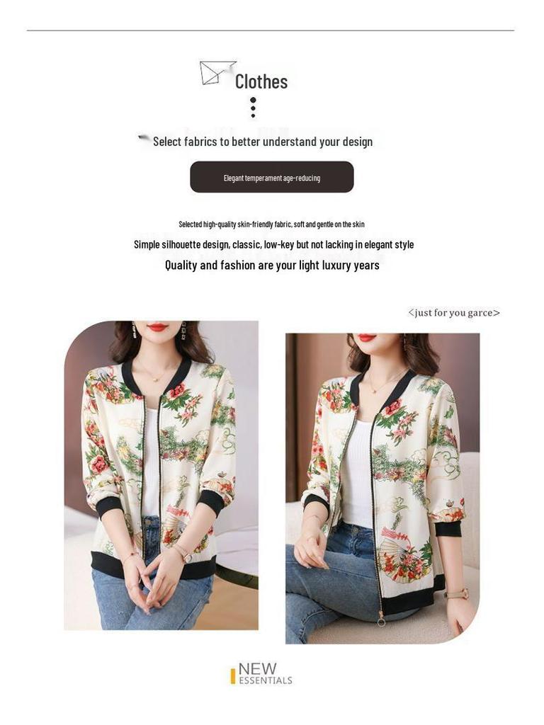 Veste Légère Polyvalente Printemps/Été 2025 pour Femmes de plus de 50 ans - Élégante et Confortable