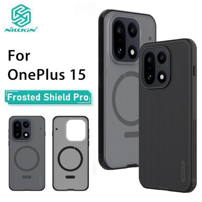 Pentru Husă Telefon OnePlus 15 Nillkin Super Frosted Shield Pro Magnetic Carcasă Dură PC+TPU Rezistentă la Șocuri Capac Spate