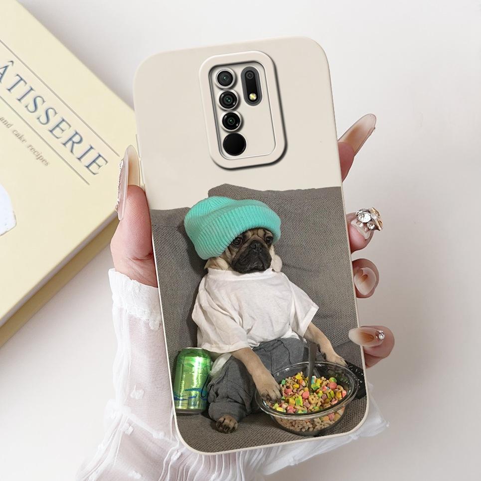 

For Xiaomi Redmi 9 9a 9C NFC 9T 9 Power 9 Prime Phone Cases Cover Flowe Rabbit Panda Avocado Soft Silicone Protective Bumper Redmi9 (9 Prime)