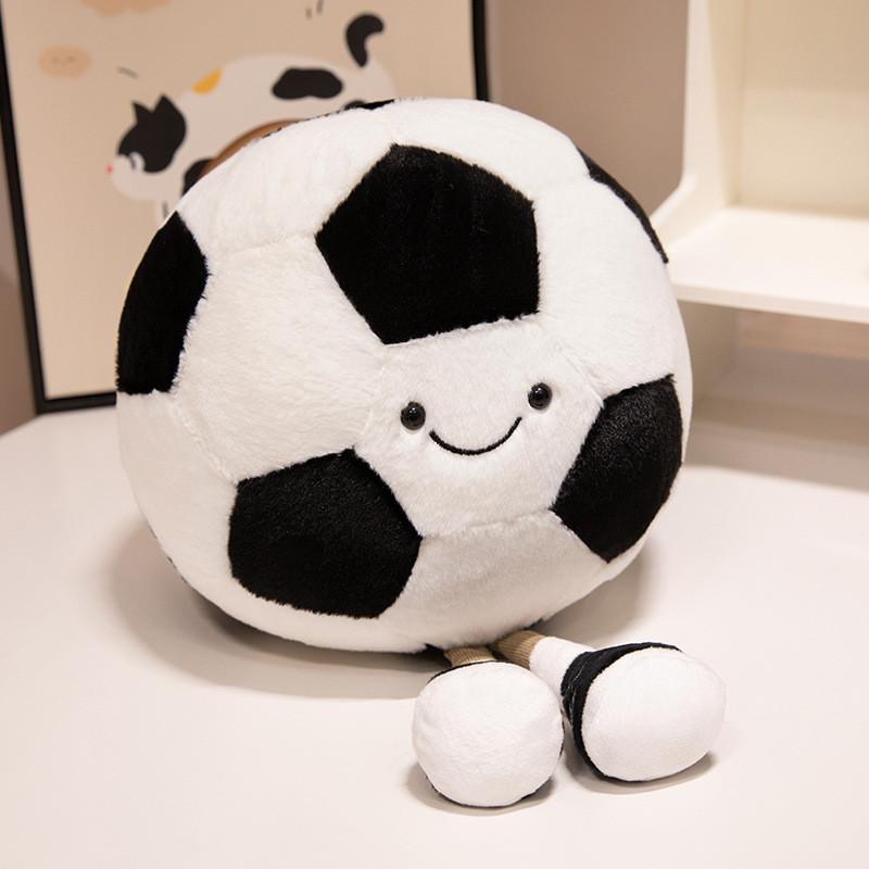Adorable Ball-Shaped Plush Toys - Basketball, Football, Volleyball Pillow Dolls, Ideal Birthday Presents For Children
