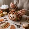 Vaca Gato Patchwork DIY Kit Amigos Abóbora Coruja Urso Halloween Kit DIY Costura Ação de Graças