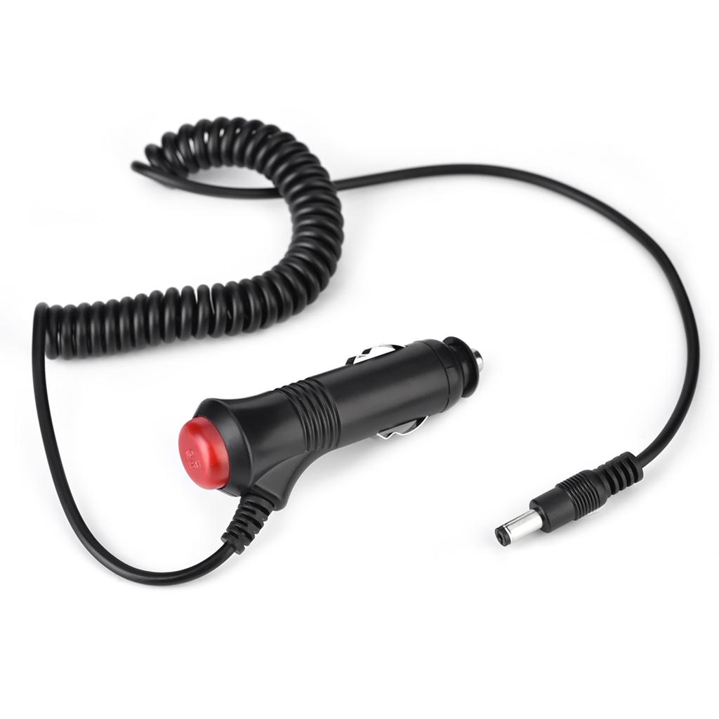 1.9M 12V Car Cigarette Lighter Power Supply To 5.5 X 2.1mm DC Male Plug Spring Adapter Cable