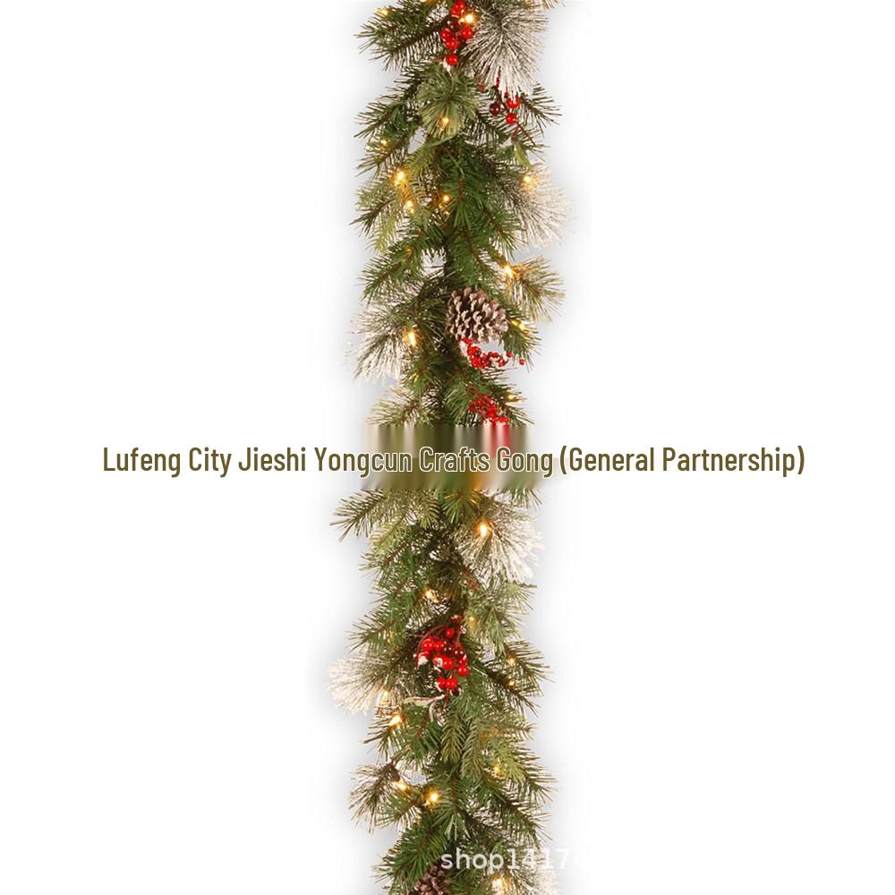 Red Berry Christmas Door Vine Decoration, 180cm/2.7m