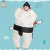 Apparlxer Sumo Wrestler Inflatable Kigurumi Fun Sumo Fits Cultural School Performance Fun for Kids and Adults Costume, 3-Piece Set, Costume,