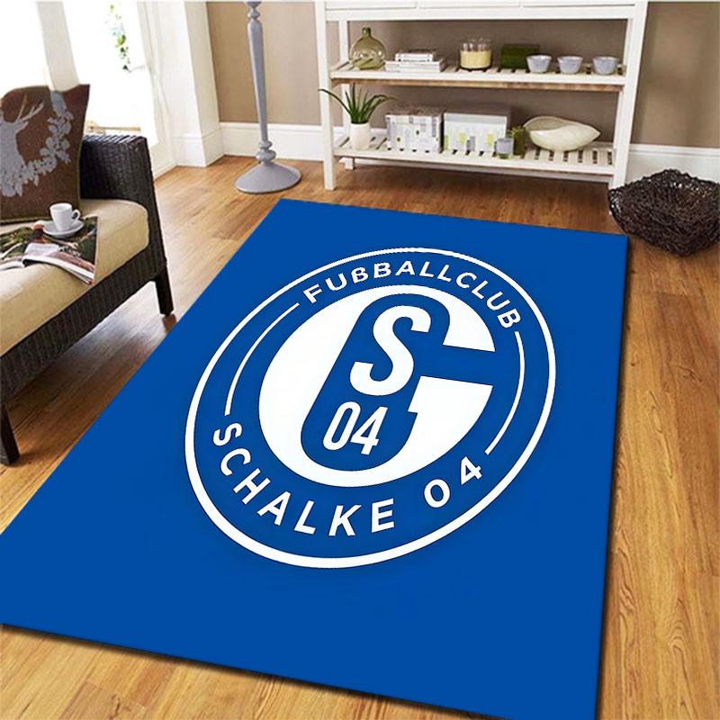 FC Schalke 04 Carpet Rug for Living Room Bedroom Home Sofa Decoration,Kids play Non-slip Floor Mat