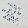 3D ABS Car Letters Logo 520i 528i 530i 535i  Badge Sticker Rear Trunk Emblem For BMW 5 Series 530i 520i Tail Marking Accessories
