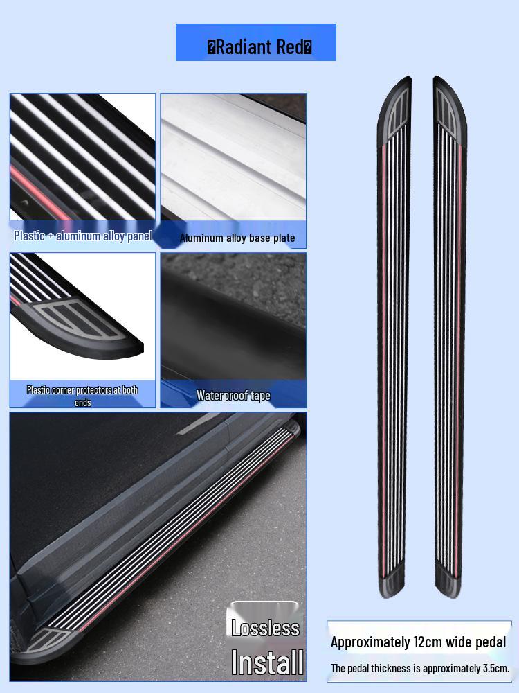 2024 Beijing BJ30 Electric Vehicle Aluminum Foot Pedals with Welcome Lights