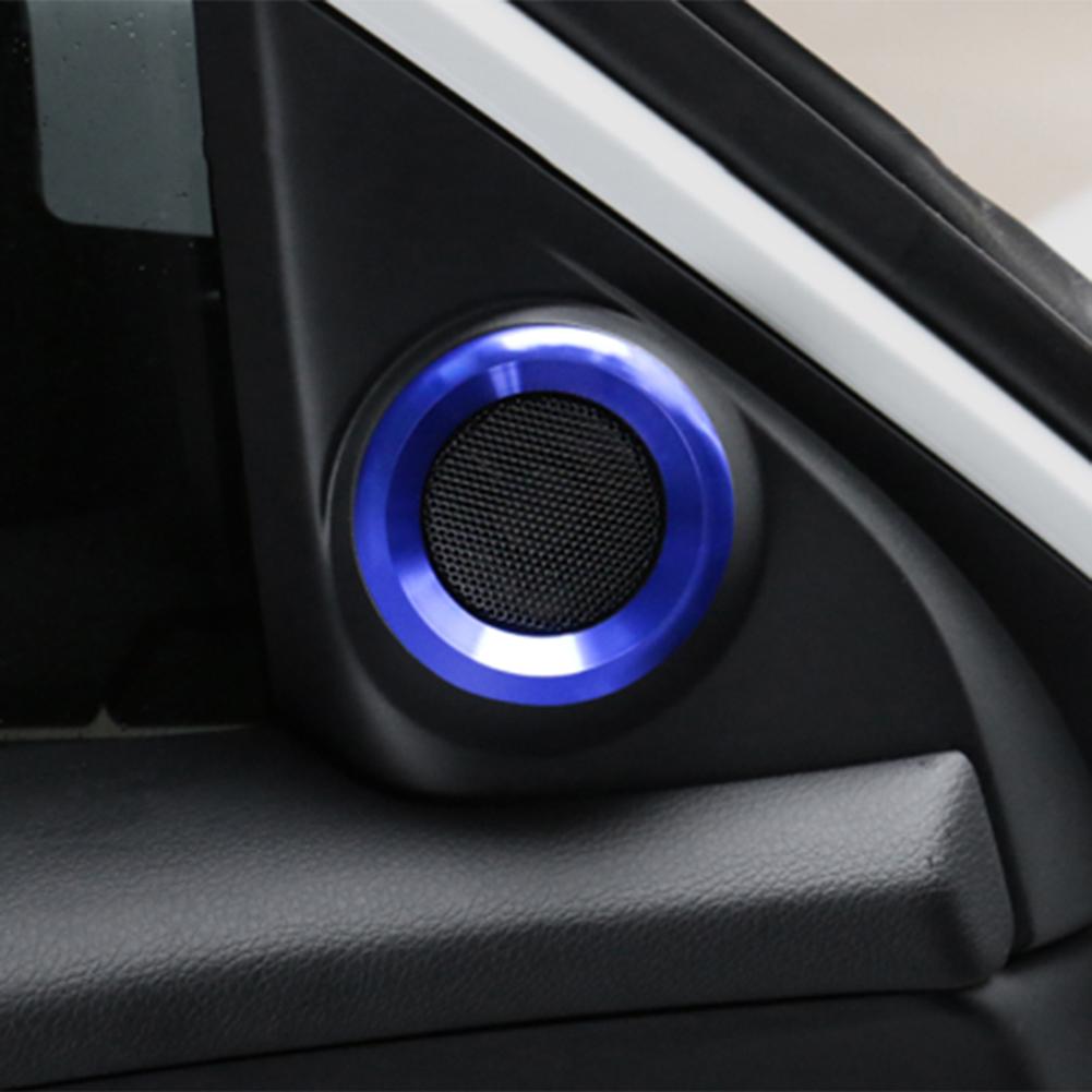 Pour Honda Civic 10ème Génération Anneau de Haut-Parleur de Montant A Personnalisation de Voiture Apparence de Voiture Améliorée Résistance au Glissement Couleur Vibrante