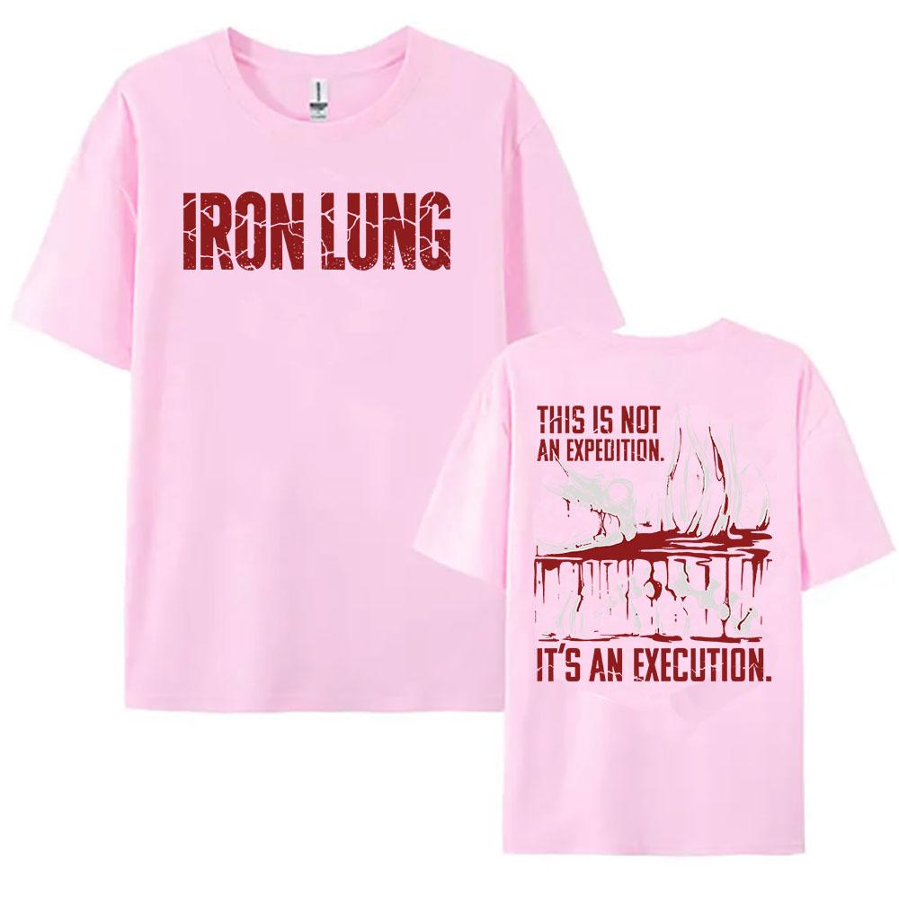 Unisex Women Men Clothing Horror Film Iron Lung T-shirt Short Sleeve Cotton Summer Tees Casual Fashion Design Graphic Merch Tops