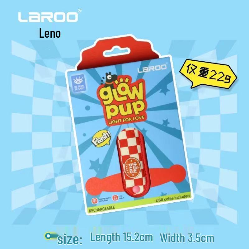 Lenovo USB Rechargeable LED Dog Collar - Waterproof Silicone Pendant for Small/Medium Dogs, Anti-Lost Night Light for Walking.
