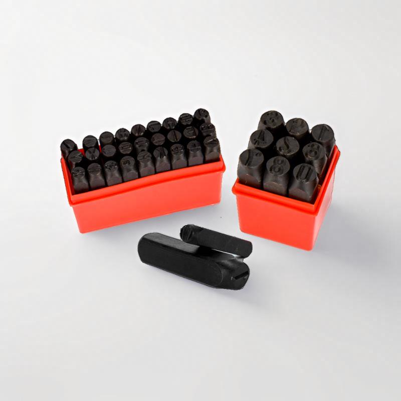 Steel Letters, Numbers & Symbols Code Punch Set (3mm-12.5mm)