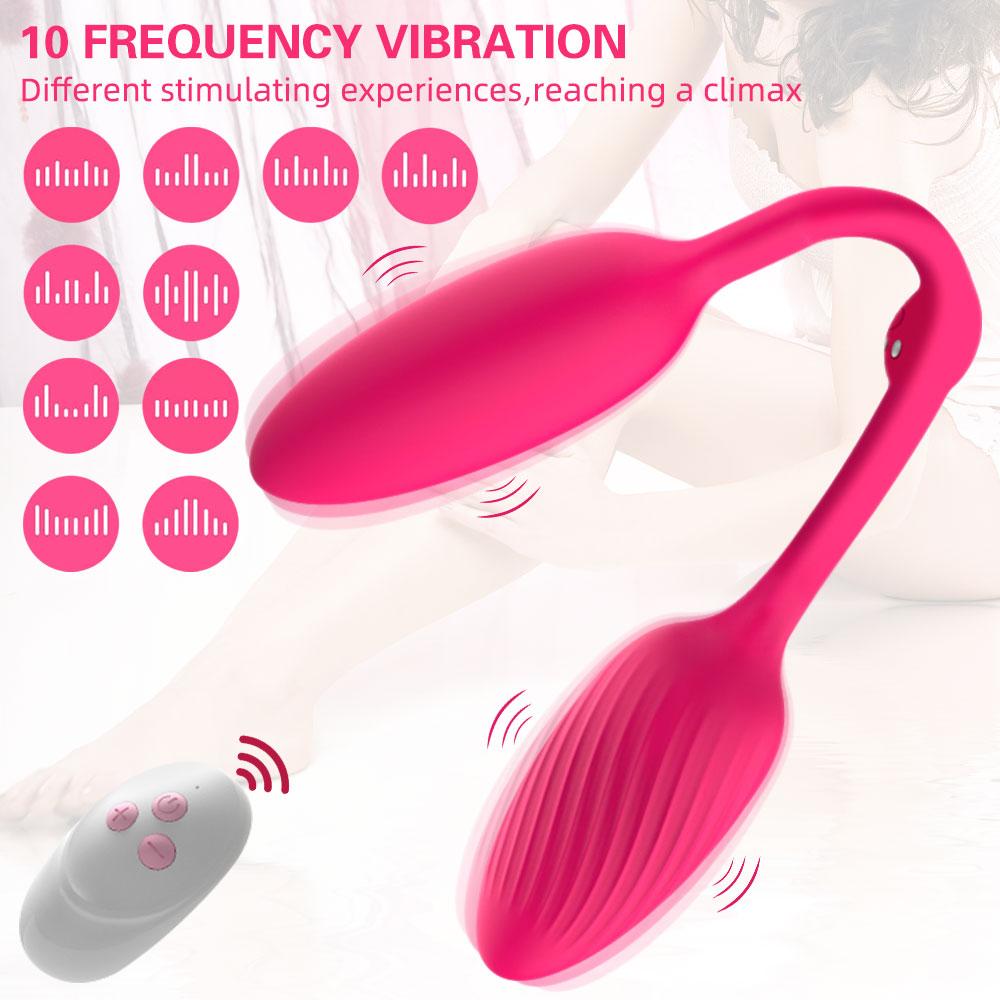 10 Frequency Vibrating Egg G-Spot Vaginal Stimulator Anal Plug Butt Plug Erotic Sex Toys