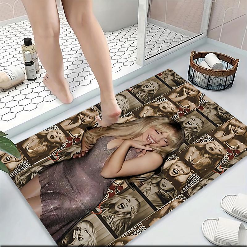 Golden Hair Dream Carpet Rug Soft Washable Antislip Home Living Room Sofa Mats Personalized Christmas Rug