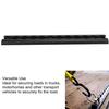EBTOOLS L-Track Rails with Drilled Holes for Load Securing, Aluminum Airline Rails for Truck Beds (30mm), Black