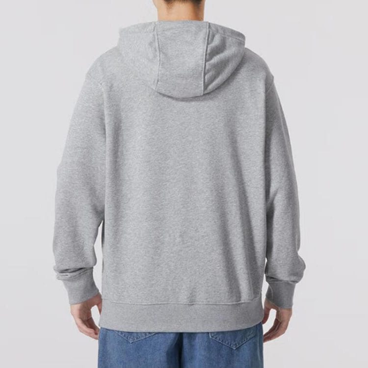 Nike Sweatshirts Men's Gray Hooded Non Detachable Moderate Regular FB7789-063