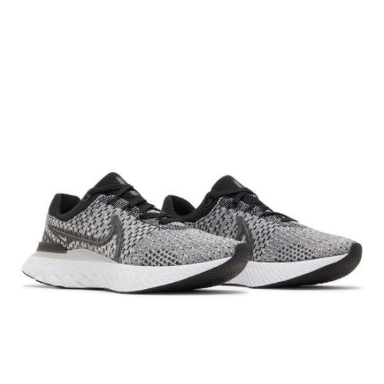 

Nike React Infinity Run Flyknit 3 Black Grey Fog DH5392-006 EU 38.5 сірий/чорний