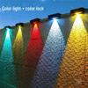 Solar Garden Spotlights: Outdoor Waterproof Decorative Lights, Automatically Illuminate at Dusk for Wall, Balcony, or Atmosphere Design.