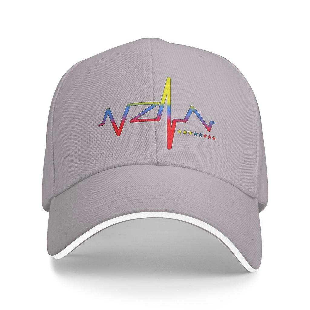 WoUnisex Unisex Venezuelans Venezuela Heartbeat Outdoor Hat Adjustable Cap New Baseball Cap Sunscreen Sunshade
