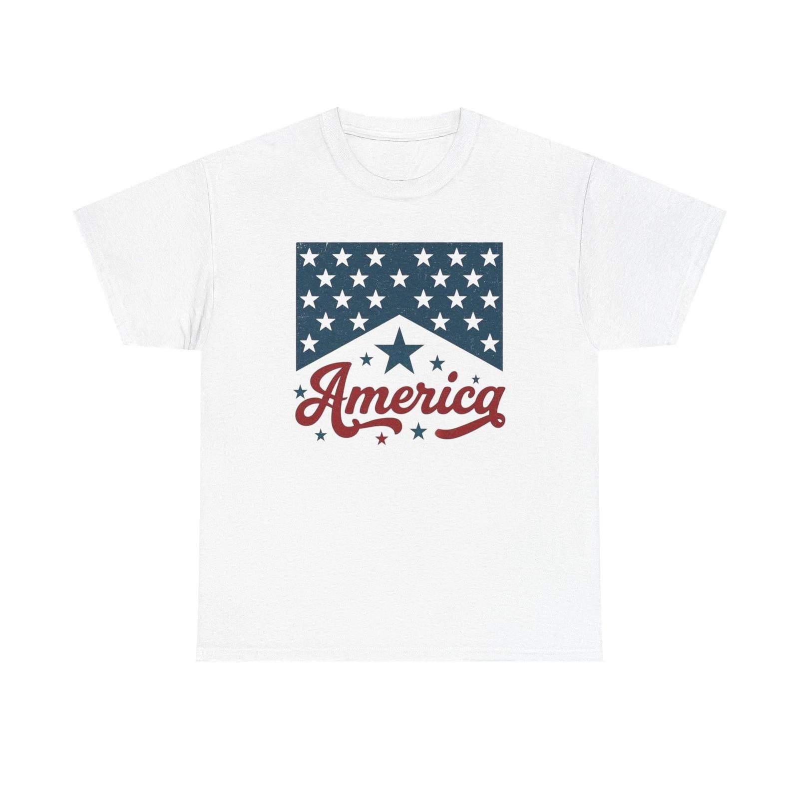 America USA Graphic T Shirt Unisex Heavy Cotton Tee 3XL