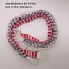 Miniature Doll Knitted Scarf Handmake Fashion Striped Scarf for 15~20cm Cotton Dolls Kids Gift Toys