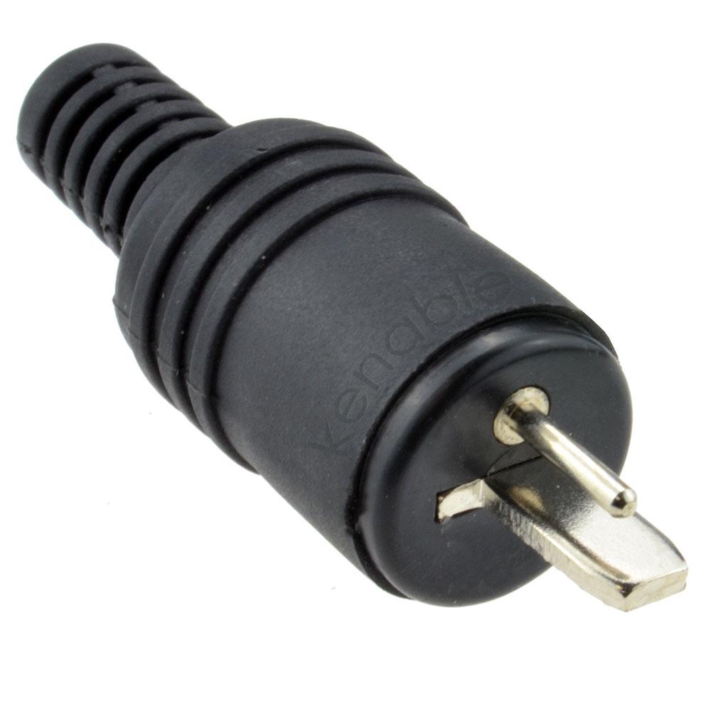 2 pcs 2 pin Black DIN Plug Speaker and HiFi Connector Screw Terminals Connector Power Audio Lamp Signal Plug Adapters