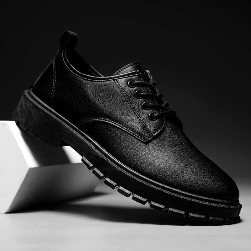 Fashion Thick Heeled Height Increasing Shoes Men Brand Dress Men Low Heel Dress Shoes Sneakers Sport Sneakersy 2025 School